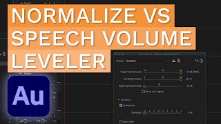 How to Even Out Volume Levels with Normalize and Speech Volume Leveler - Adobe Audition Tutorial