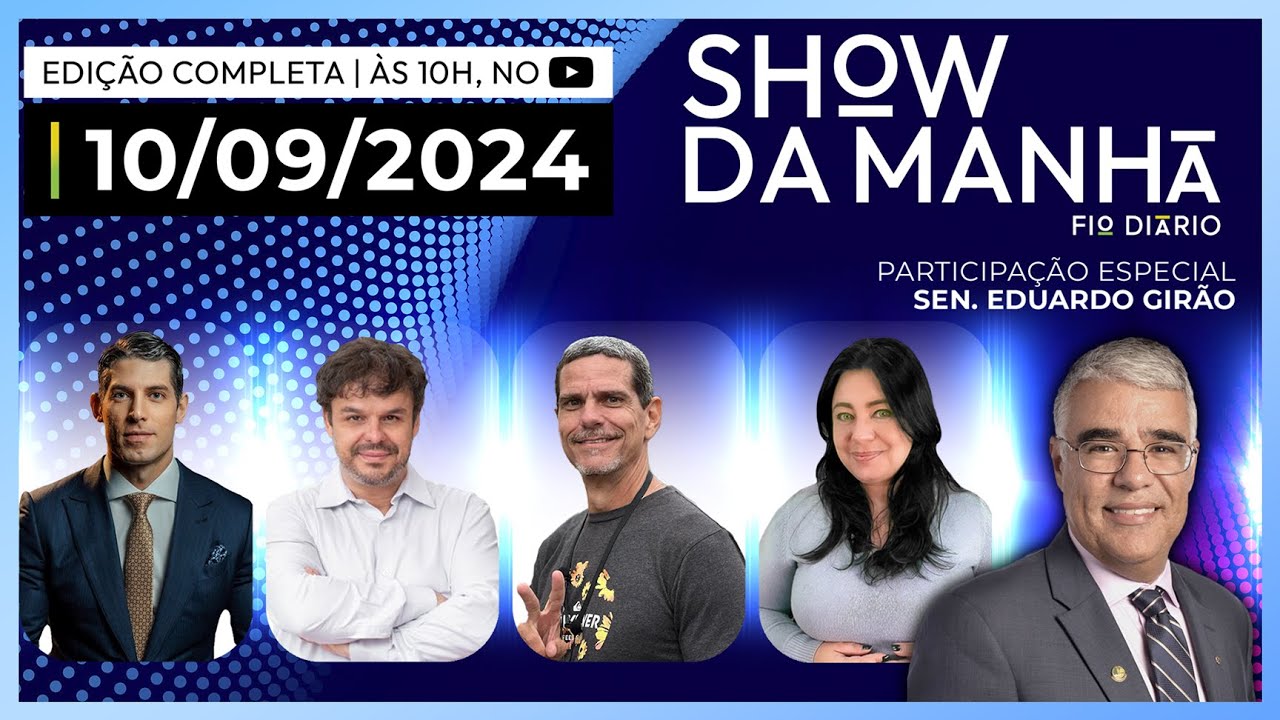 SHOW DA MANHÃ - MARCO ANTÔNIO COSTA, ADRILLES, DIDI RED PILL E STEH PAPAIANO - 17/09/2024