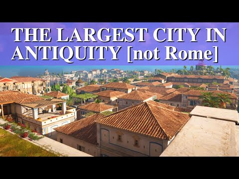 This was the most prosperous and densely populated city in antiquity.