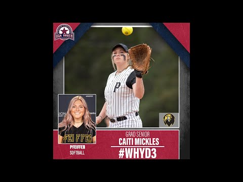 #WhyD3Wednesday: Caiti Mickles (Pfeiffer)