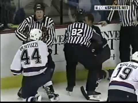 Todd Bertuzzi vs Adam Foote