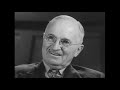 MP66-3  Harry S. Truman Interviewed by Edward R. Murrow, February 1957  (1 of 12)
