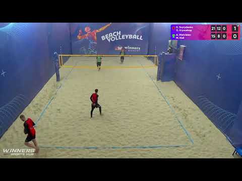 13:25 D. Svyrydenko / O. Kryvoshap - A. Matvieiev / M. Kisil 29.01.2023 | Winners Beach Volleyball