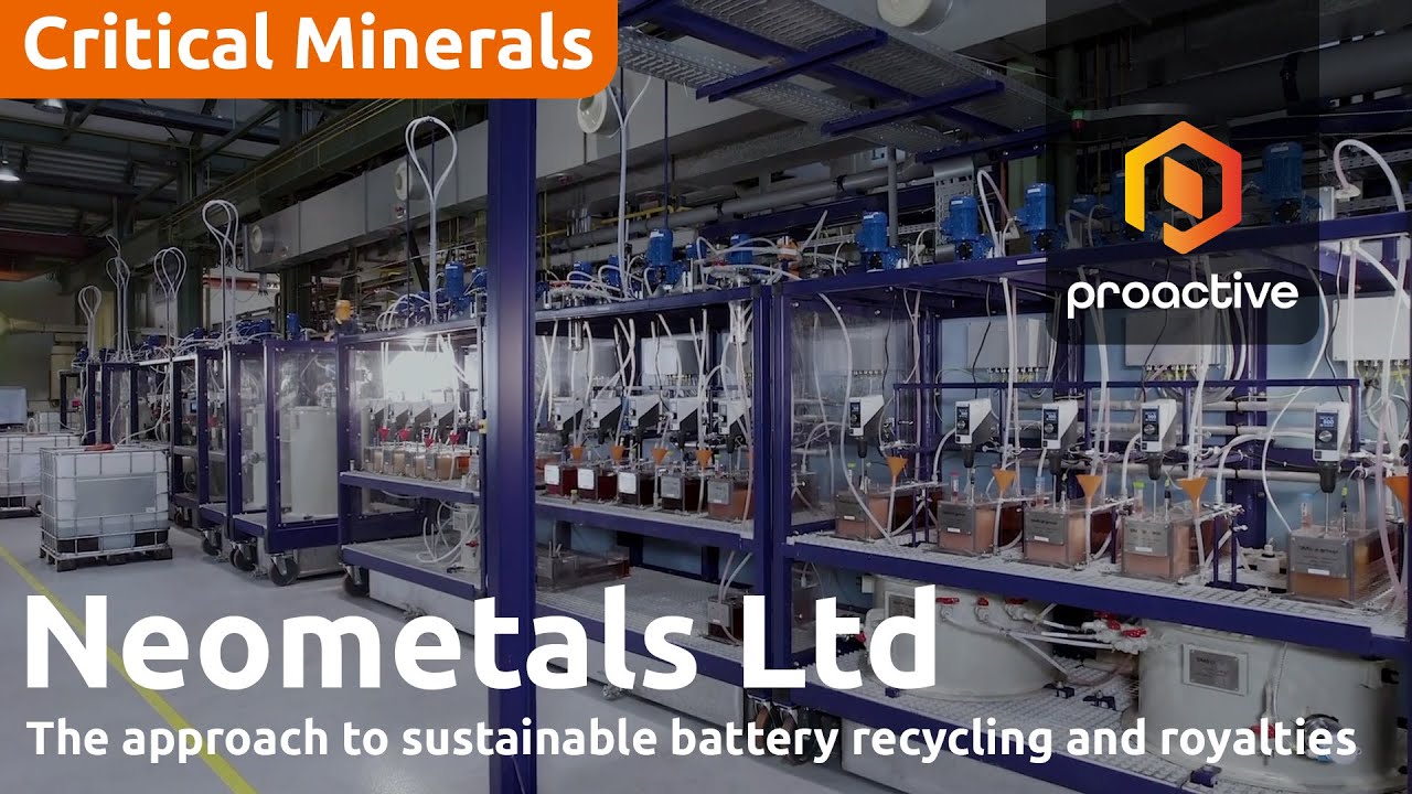 Neometals' approach to sustainable battery recycling and royalties - One2One Investor Forum