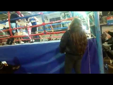Federico Rodríguez /tercer pelea amateur ganada por RSC en tercer round