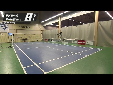 Svenska Badmintonligan. IFK Umeå - Fyrisfjädern