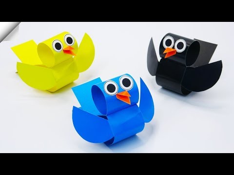 DIY paper toys Easy paper birds