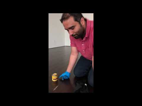 How to fix deep scratches, gouges, dents on Hardwood Floor DIY