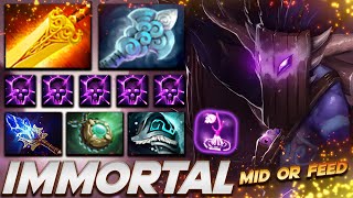 Witch Doctor Immortal Mid Or Feed Ownage - Dota 2 Pro Gameplay [Watch & Learn]