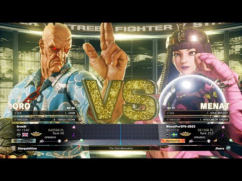 SFV Champion Edition 🔥 broski (ORO) Vs MenatForSF6-2023 (MENAT) 🔥 Online Match's 05-28-2023