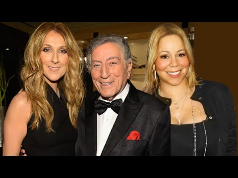 Celine and Mariah ending a song together with Tony Bennett amazingly