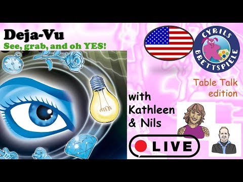 Cyrils Brettspiele - Table Talk LIVE (eng.) - Deja-Vu - TK19