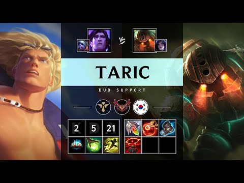 Taric Support vs Nautilus - KR Grandmaster Patch 25.17