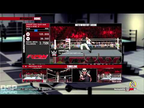 WWE2K15 My Career Mode (PS4/60fps) pt116 - One by One They Fall