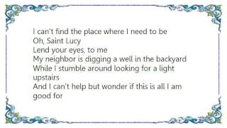 Catie Curtis - Saint Lucy Lyrics