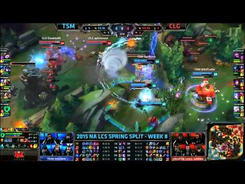 TSM vs CLG Game 2 Spring 2015 Highlights