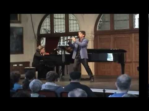 Piers Adams - Poulenc: Flute Sonata (First Movement - Allegro malinconico)