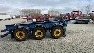 Semi-remorque porte-conteneurs Burg 20FT/3-axles / empty weight: 3.290kg / SAF DISC / ADR (EXII, EXI à vendre - Image 4 | Autoline TD Semi-remorque porte-conteneurs Burg 20FT/3-axles / empty weight: 3.290kg / SAF DISC / ADR (EXII, EXI | Image 4 - Autoline