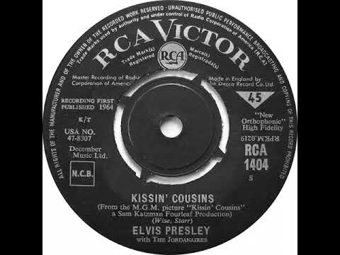 UK New Entry 1964 (134) Elvis Presley with The Jordanaires - Kissin' Cousins