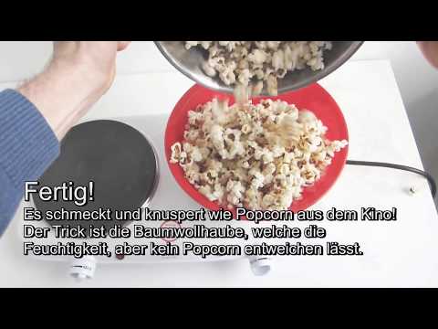Popcornloop - Knuspriges Popcorn wie im Kino (Rezept und Anleitung)
