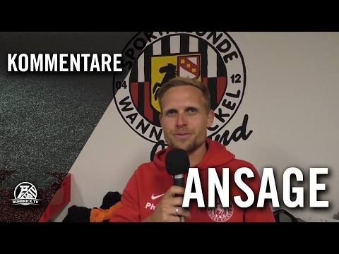 Ansage von Sebastian Saitner (Trainer Sportfreunde Wanne) | RUHRKICK.TV