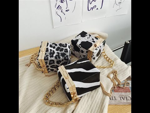Luxury Animal Print Chain Bag😍#bags #handbags #trend #vlogger #youtubeindia #subscribe #trending