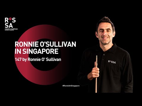 Ronnie O'Sullivan in Singapore | Maximum break of 147 in R°SSA