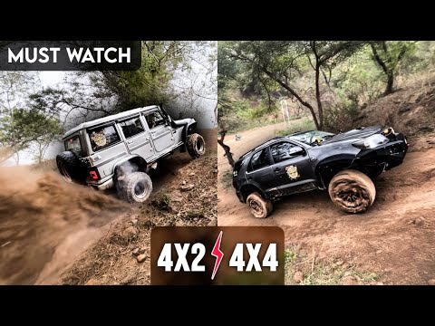 Extreme Off-roading | Bolero(4x2) VS Fortuner (4x4) VS Roxx | Jimny VS Thar