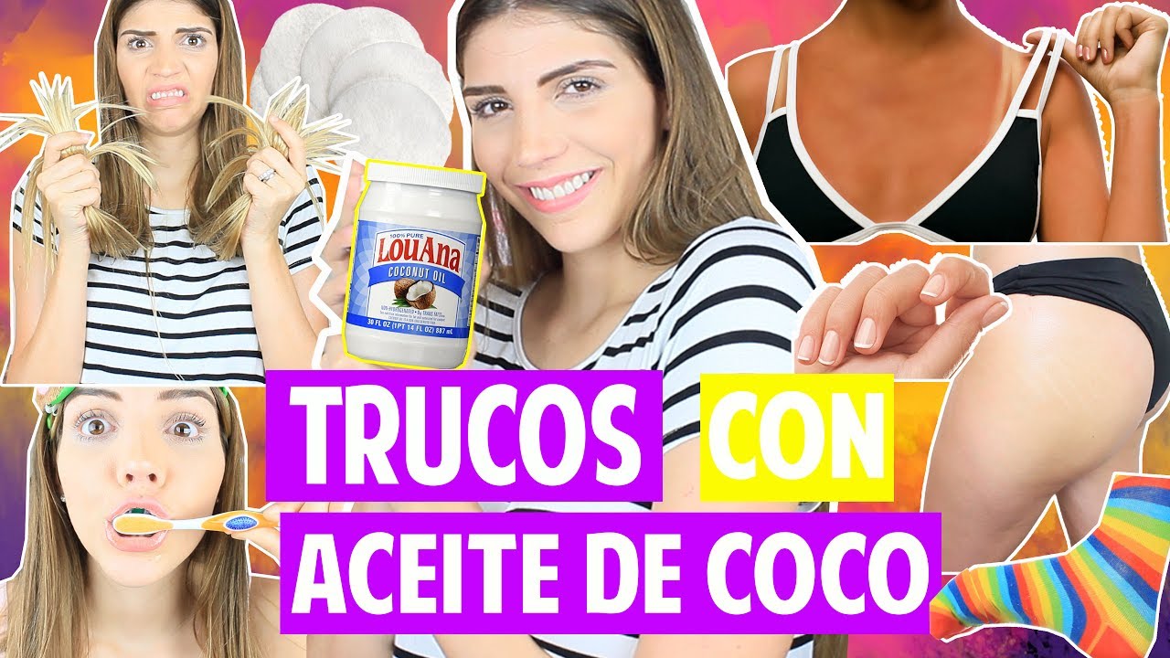 20 TRUCOS/HACKS CON ACEITE DE COCO QUE TODA MUJER DEBERÍA SABER! |TIPS BELLEZA| Magic Armarium