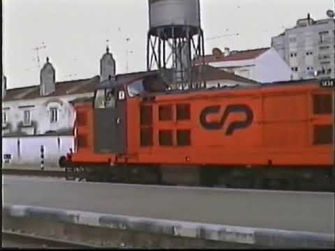 Entroncamento - Chegada e partida de Comboios Regionais da Linha do Leste - 13 Mar 2005