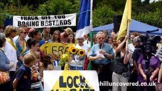DAY 10 - Balcombe Residents Address Fracking Protest Site