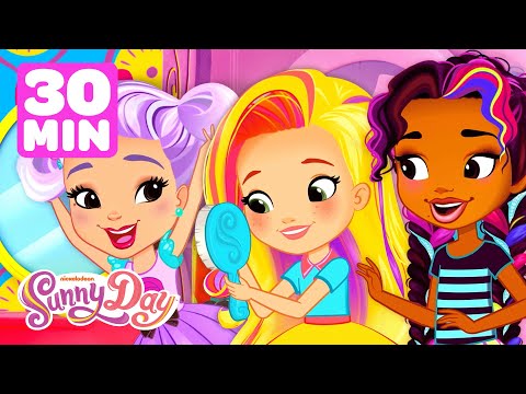 Sunny Gets a New Hairstyle With Her Best Friends! 🎀 | 30 Minute Compilation | Shimmer and Shine