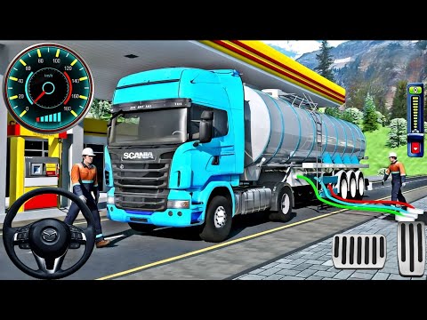 Oil Tanker Transport Truck Simulator 3D - Heavy Cargo Transporter Truck Driving - Android Gameplay 