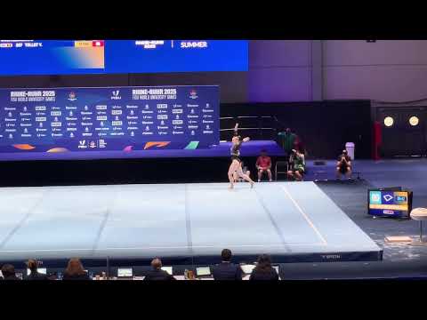 Jade Vansteenkiste 🇧🇪 BEL FX QF - 2025 FISU University Games Essen