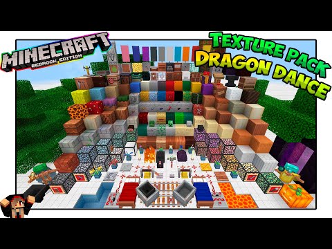 Texture Pack 'Dragon Dance' [ 64x64 ] | Minecraft Bedrock ( 1.15 / 1.14 )