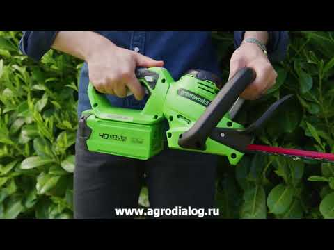 Аккумуляторные ножницы Greenworks G40HT61