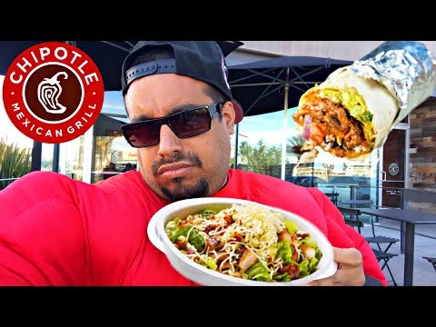 ⭐️ Massive Chipotle Mukbang | He asked us for money, fuck off!!!
