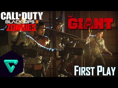 Call of Duty Black Ops III Zombies - "The Giant" First Run  (1080p 60fps)