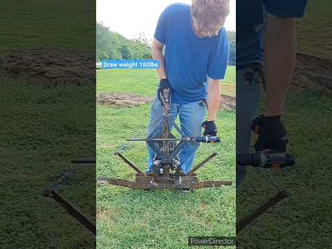 homemade crossbow #diy #crossbow #welding