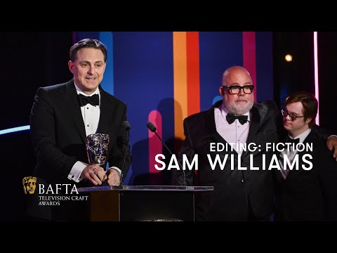 afbeelding Sam Williams wins the Editing: Fiction BAFTA for Slow Horses | BAFTA TV Craft Awards 2024