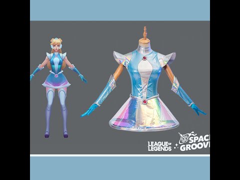 League of Legends LOL Space Groove Lux Cosplay Costume