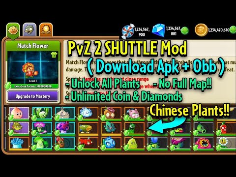 Plants vs Zombies 2 v9.8.1 MOD (Unlimited Everything)