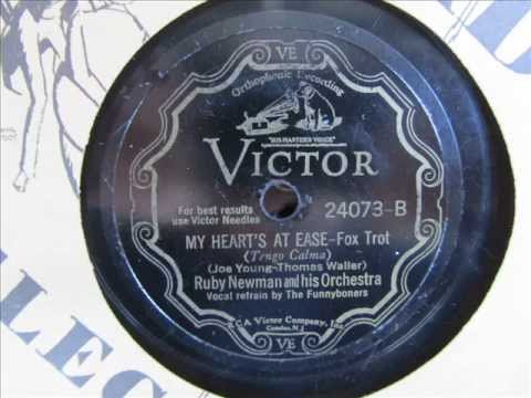 "My Heart's At Ease"  Ruby Newman and His Orchestra 1932