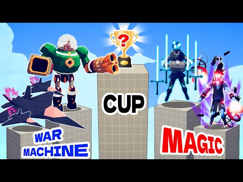 SUPER TOURNAMENT of ALL MAGIC vs WAR MACHINE UNITS | TABS - Totally Accurate Battle Simulator