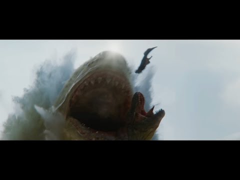 MEGALOPHOBIA x THALASSOPHOBIA - Megalodon eating T-rex | MEG 2