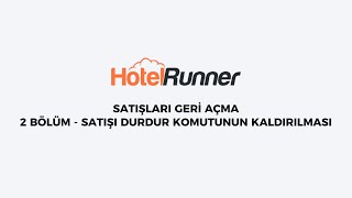 Satışı durdur komutu nasıl kaldırılır? | Satışları geri açma