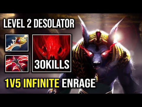 EPIC Stygian Desolator 1v5 Infinite Enrage Ursa 11 Items Slotted Vs Carry Drow Dota 2