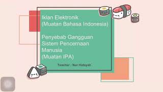 Download lagu Iklan Elektronik | Penyebab Gangguan Sistem Pencernaan (Tema 3 Subtema 3) mp3