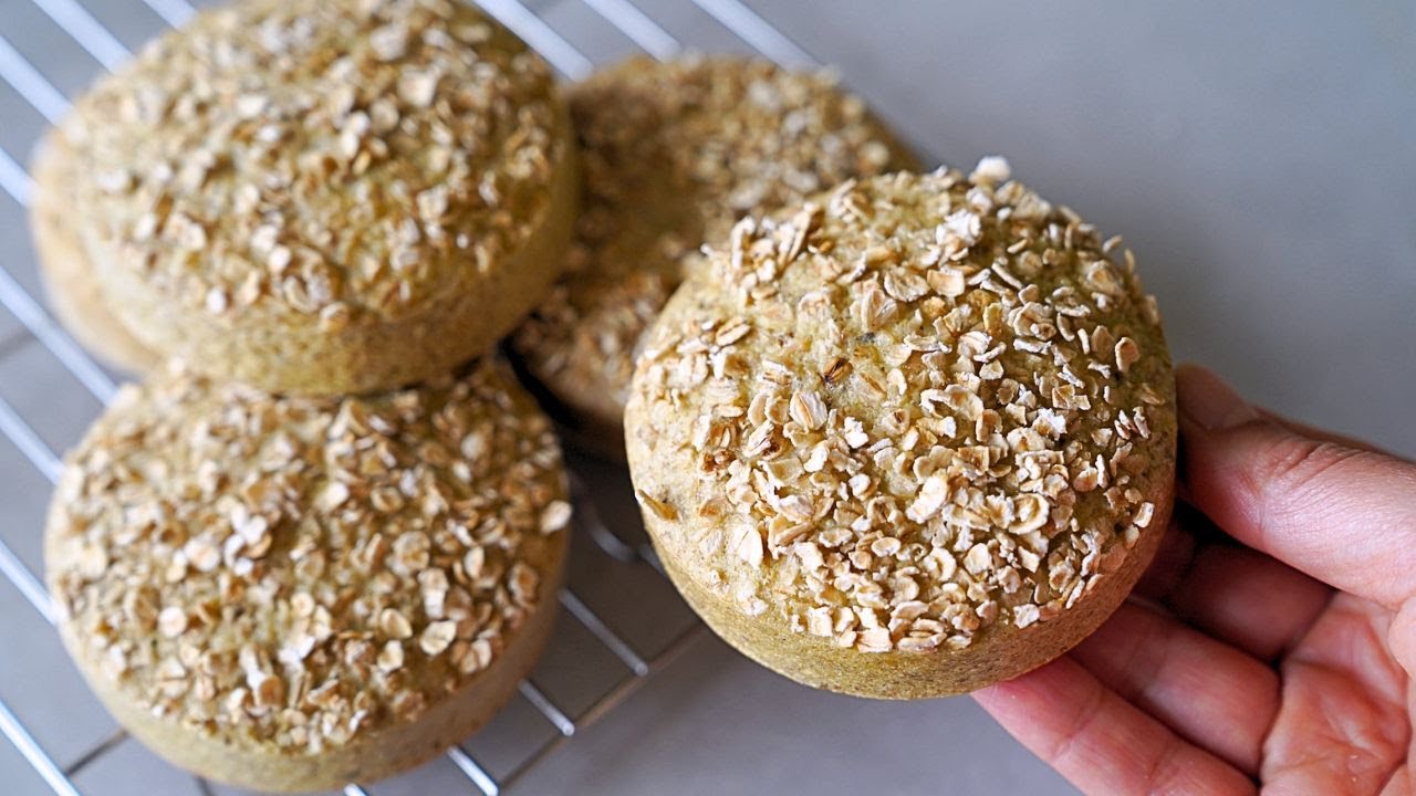 En Sartén: Pan de Avena con 3 Ingredientes para Desayunos, Meriendas y Cenas! | Auxy