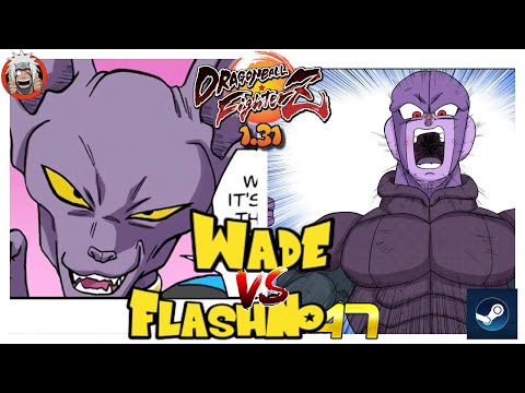 DBFZ FlashNo47 vs Wade - (VegetaSSB, Beerus, N21LC) vs (N21LC, Hit, Janemba) - Ver 1.31